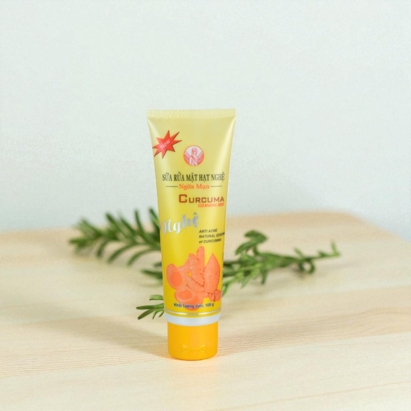 Sữa Rửa Mặt Hạt Nghệ Ngừa Mụn Thorakao 100g