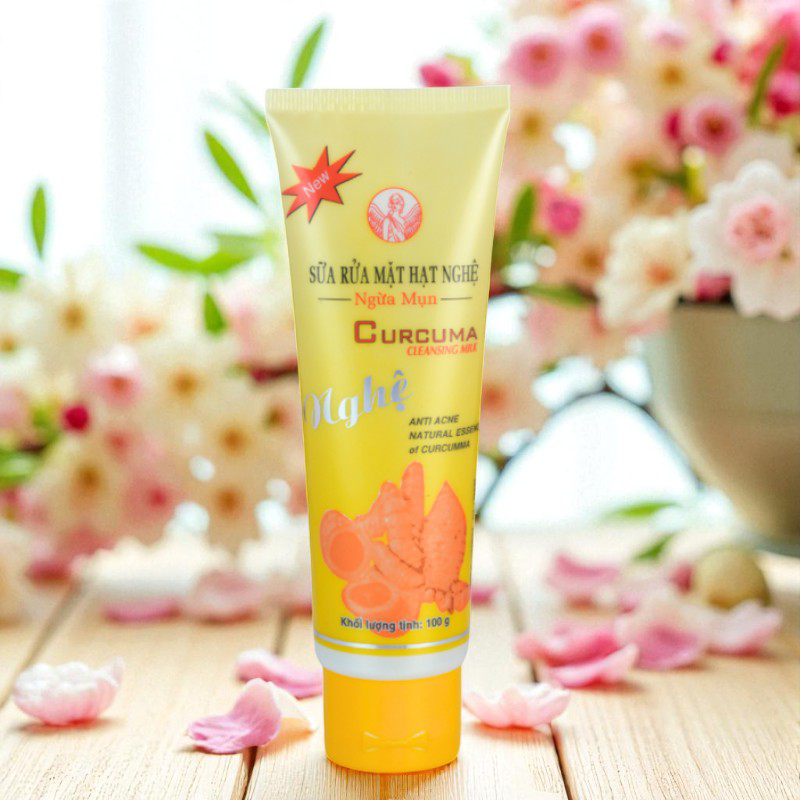 Sữa Rửa Mặt Hạt Nghệ Ngừa Mụn Thorakao 100g