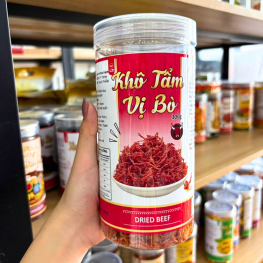 Khô Tẩm Vị Bò 300g Hộp Pet Thơm Ngon - KTVBHP300G