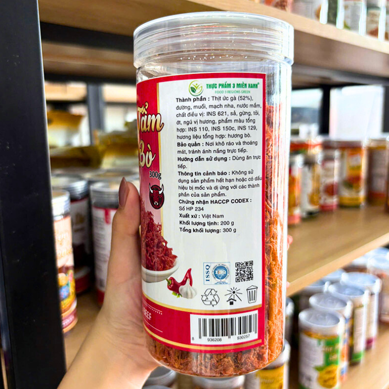 Giá sỉ khô Tẩm Vị Bò 300g Hộp Pet Thơm Ngon