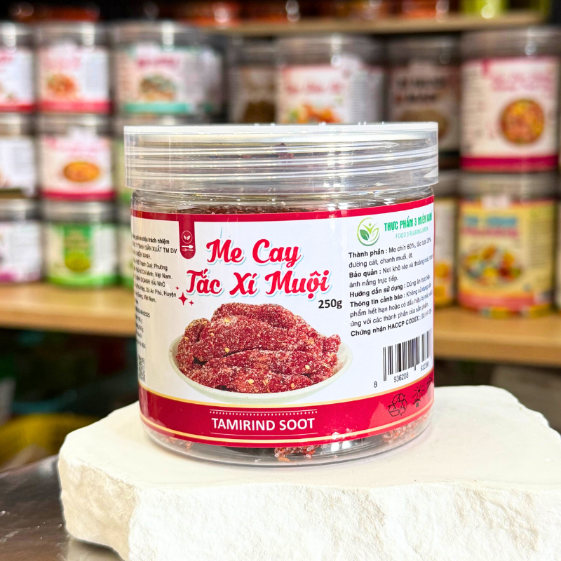 Sỉ kẹo Me Cay Tắc Xí Muội Mini 250g - Hộp Pet