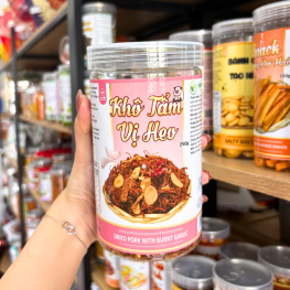 Khô Tẩm Vị Heo 250g Hộp Pet Thơm Ngon - KTVHHP250G
