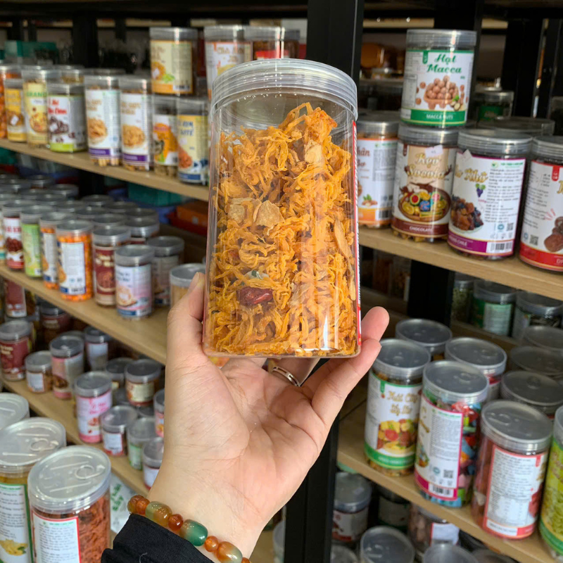 Khô Gà Bơ Tỏi Thơm Ngon 250g - Hũ Pet