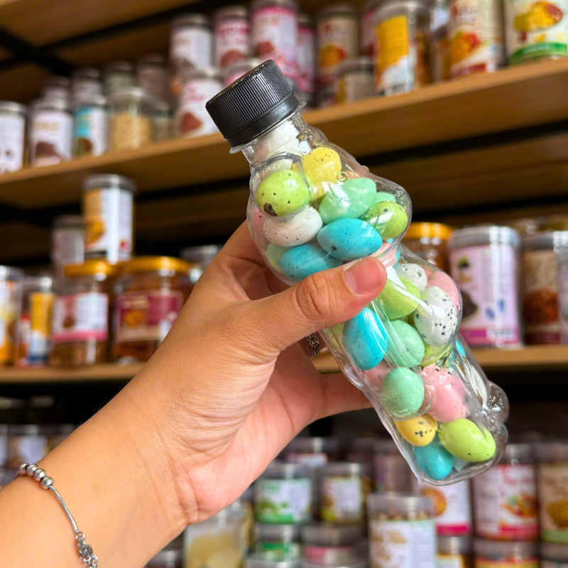 Kẹo Socola Trứng 200g - Chai Gấu Nhỏ