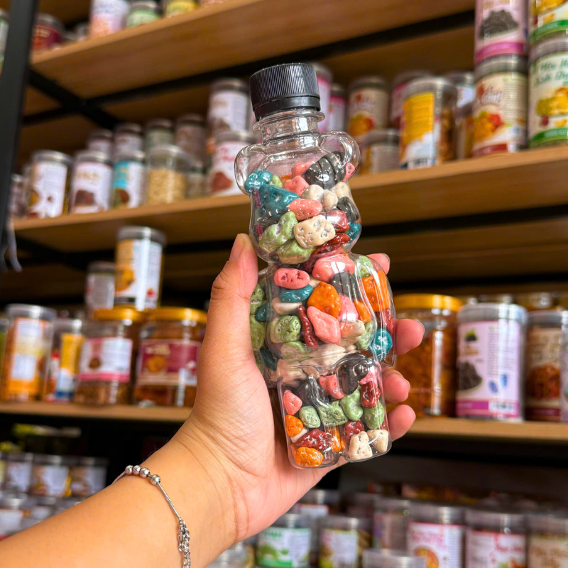 Kẹo Socola Sỏi Đá 200g - Chai Gấu Nhỏ