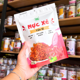 Mực Xé Tẩm Vị Thương Hiệu Yolo Thơm Ngon Gói 100g - MXTVYG100G