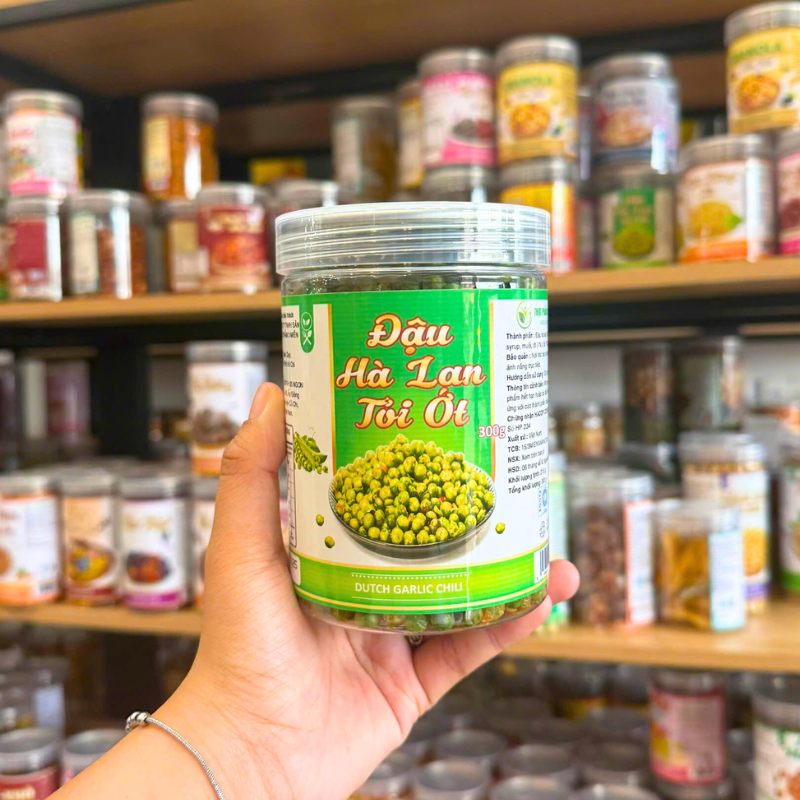Đậu Hà Lan Tỏi Ớt 300g - Hộp Pet