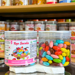 Kẹo Socola Nhộng Thơm Ngon 250g - Hộp Pet - KSNHP250G