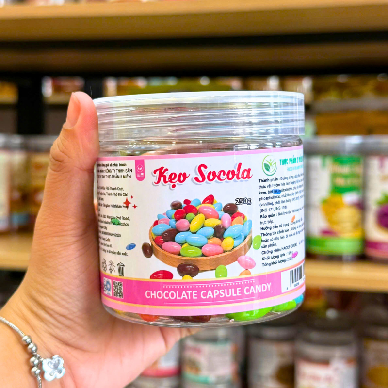 Giá sỉ kẹo Socola Nhộng Thơm Ngon 250g - Hộp Pet