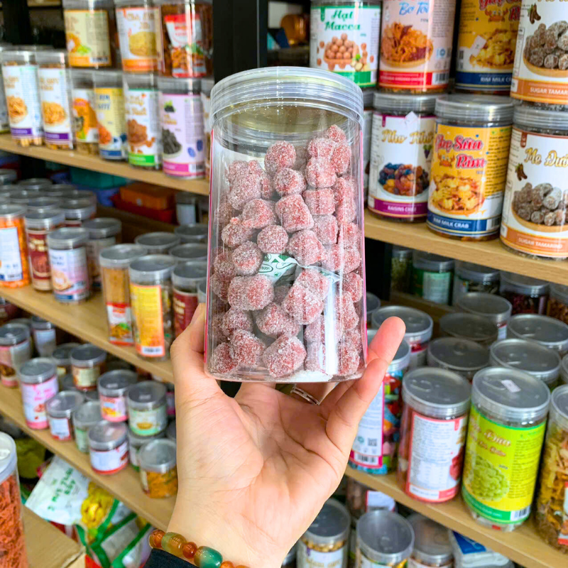 Kẹo Hương Dâu Tây 500g - Hộp Pet