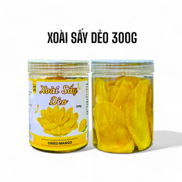 Xoài Sấy Dẻo Thơm Ngon 300g - Hũ Pet - XSDHP300G