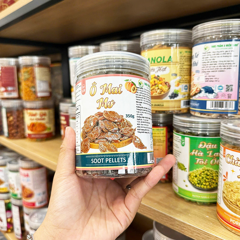 Ô Mai Mơ - Xí Muội Voi Thơm Ngon 350g - Hũ Pet