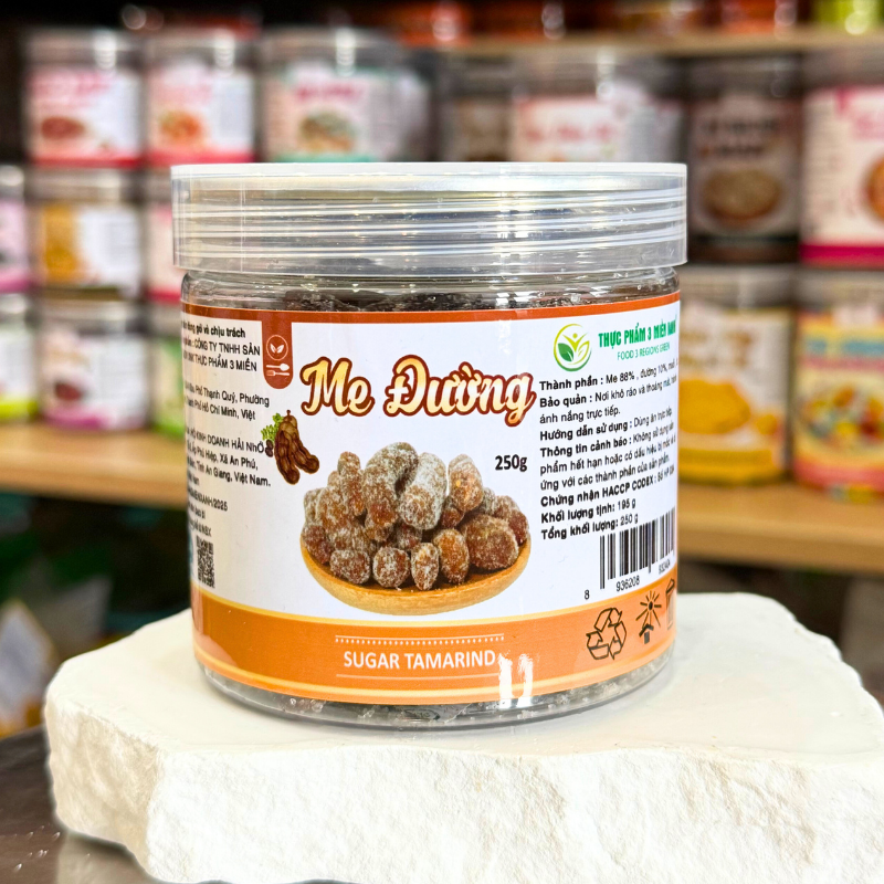 Giá sỉ me Đường Mini Thơm Ngon 250g - Hũ Pet