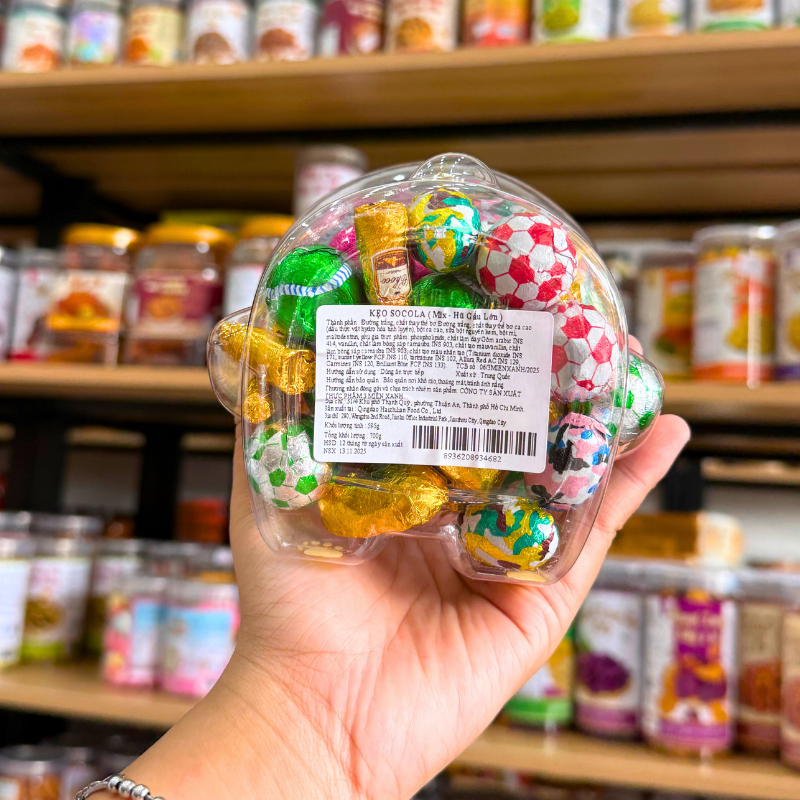 Kẹo Socola Mix Thơm Ngon 700g - Hộp Gấu Lớn