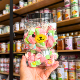 Kẹo Dẻo Bông Marshmallow 270g - Hộp Gấu Lớn - KDBMHGL270G
