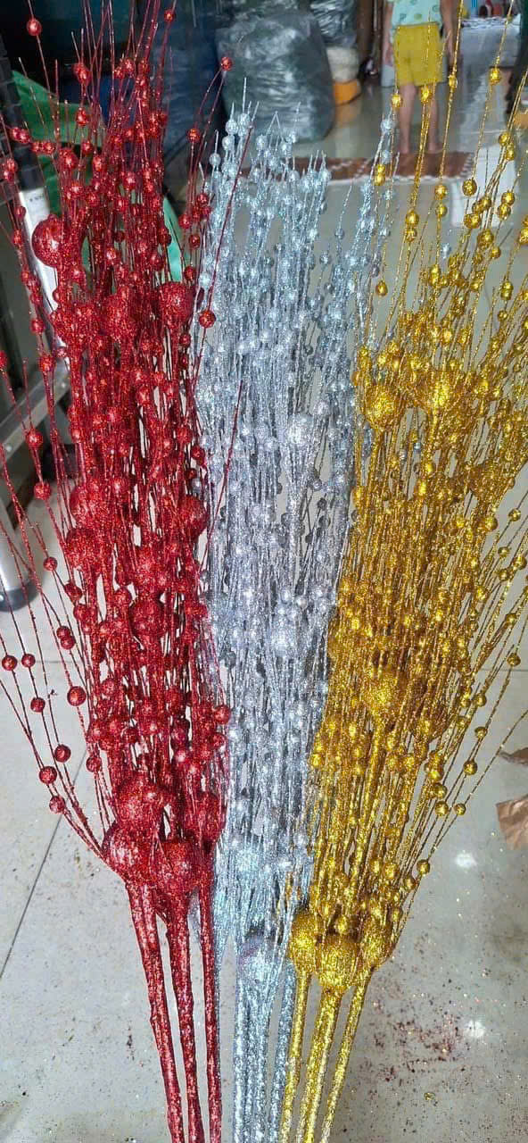 Combo 5 CÀNH CHÂU XOÈ KIM TUYẾN( 5 CÀNH)