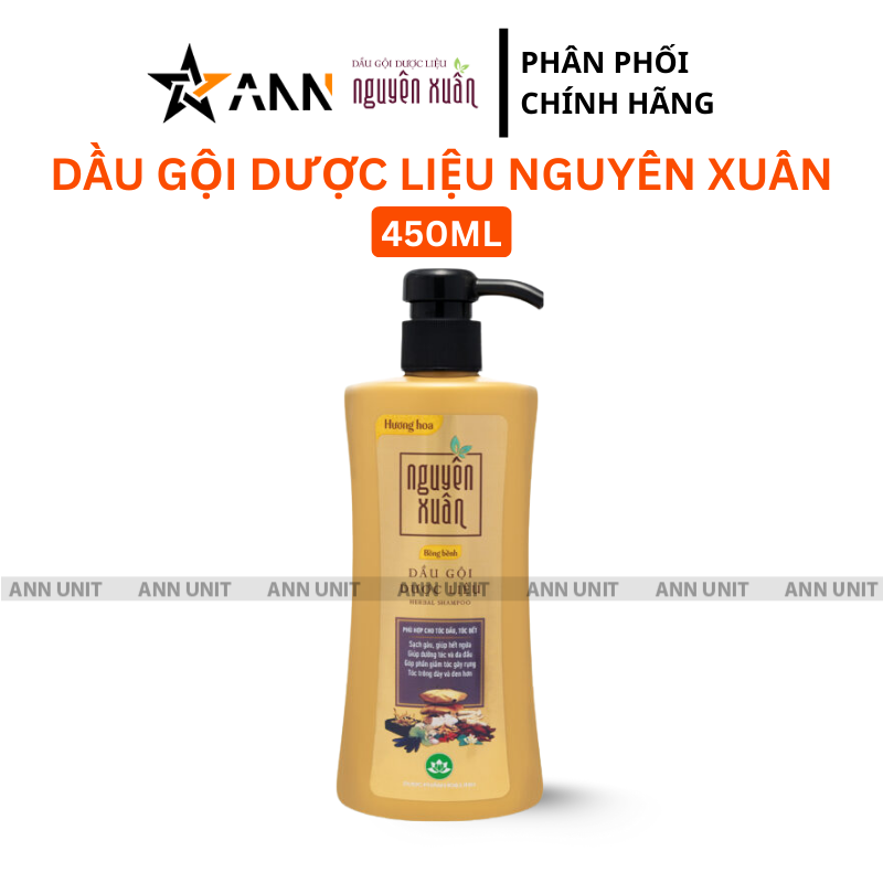 27384_45_20251213155540.png Dầu Gội Dược Liệu Nguyên Xuân Cho Tóc Dầu Bết 450ml - Chai Vàng Đậm - DGTDNXVD450