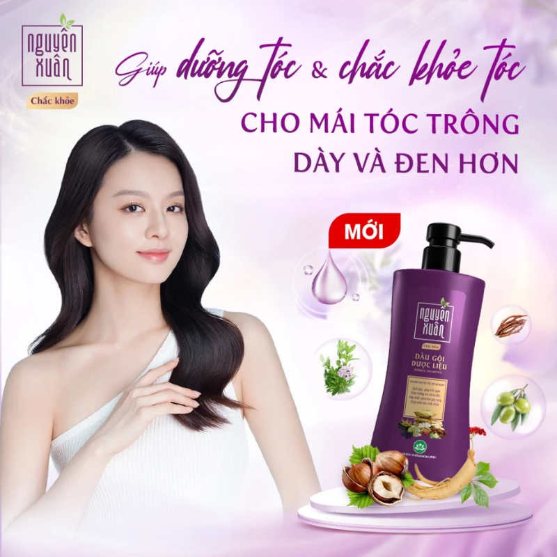 27386_68_20251213155913.png Dầu Gội Dược Liệu Nguyên Xuân Chắc Khỏe Cho Tóc Yếu 450ml - Màu Tím - DGTDNXTY450