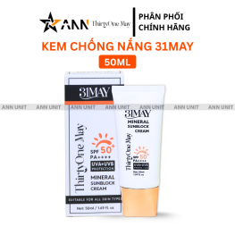 Kem Chống Nắng 31 May Mineral Sunblock Cream SPF50+ PA++++ 50ml - 8938562528132