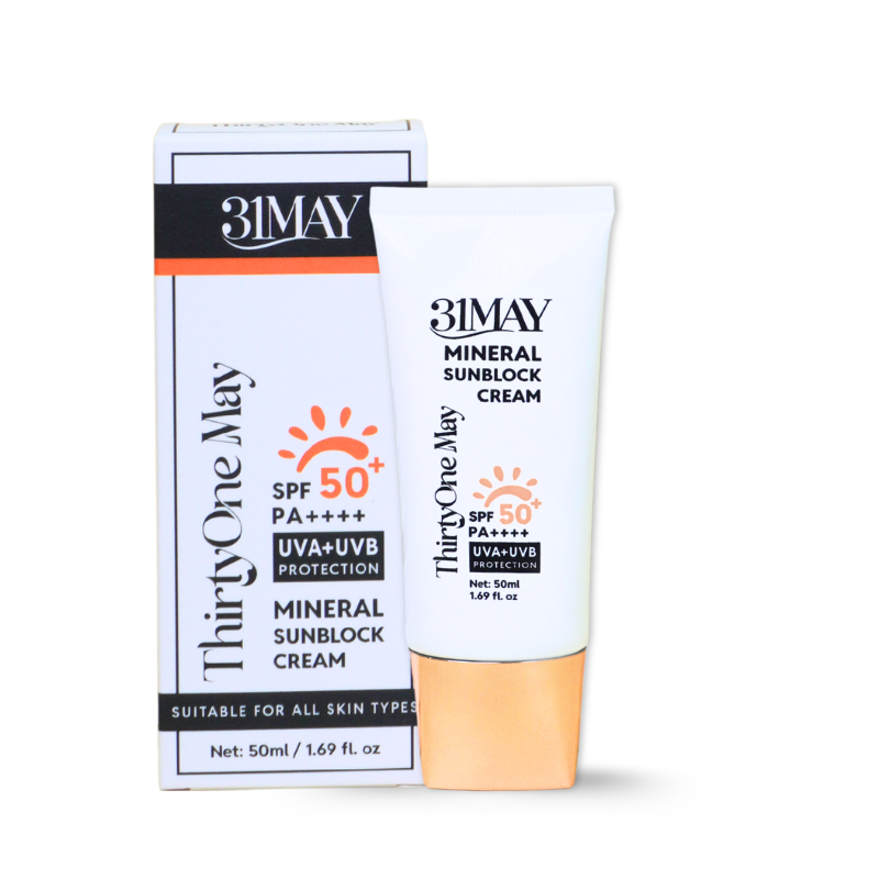 Kem Chống Nắng 31 May Mineral Sunblock Cream SPF50+ PA++++ 50ml