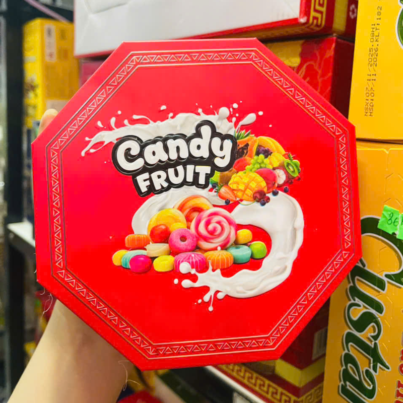 Giá sỉ kẹo Candy Fruit Thơm Ngon - Kẹo Trái Cây Trang Trí Tết