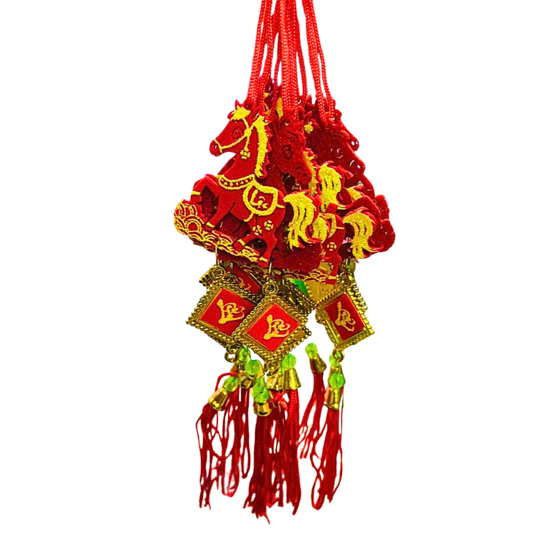 Set 10 Liễn Con Ngựa Treo Trang Trí Nhà Cửa - Liễn Treo Cây