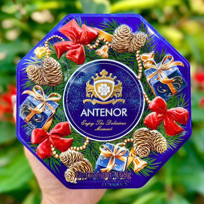 Bánh Thiếc Bát Giác Antenor Thơm Ngon - Bánh Antenor Trang Trí Tết