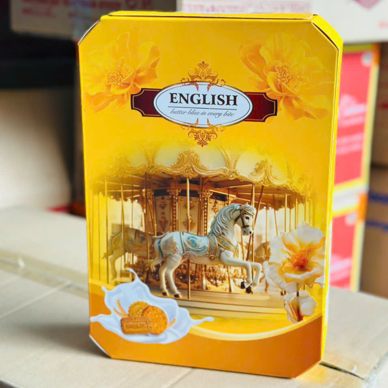Sỉ bánh Nhí English Thơm Ngon - Bánh Quy Con Ngựa English Trang Trí Tết