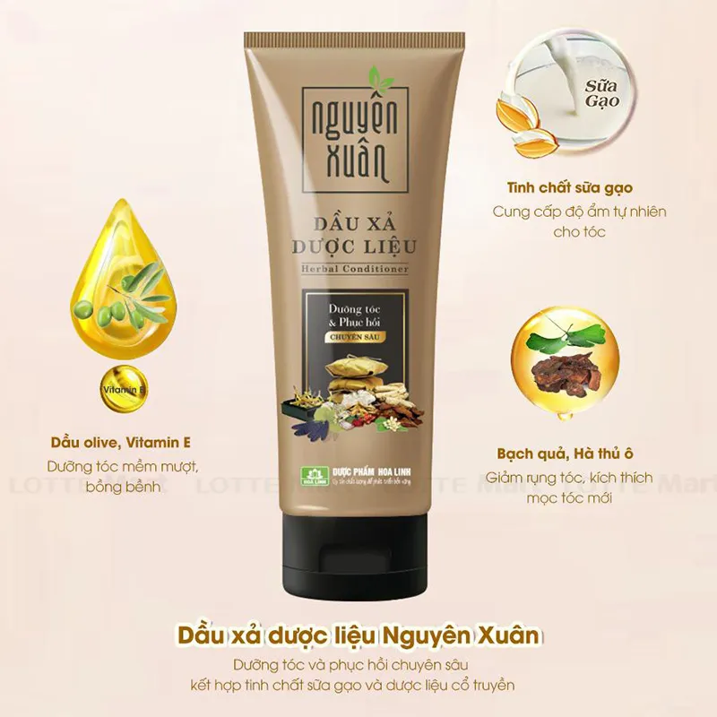 27643_2_20251213165552.png Dầu Xả Dược Liệu Nguyên Xuân Giúp Nuôi Dưỡng Tóc 150ml - DXDLNX150ML