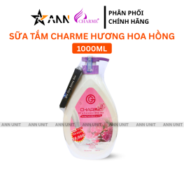 Sữa Tắm Charme Hương Hoa Hồng - Sữa Tắm Hương Nước Hoa Charme 1 Lít - 8935355901714
