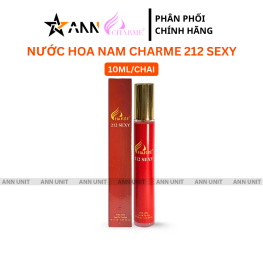 Nước Hoa Nam Charme 212 Sexy 10ml - Hương Thơm Sang Trọng Lịch Lãm - 8936194698612LE