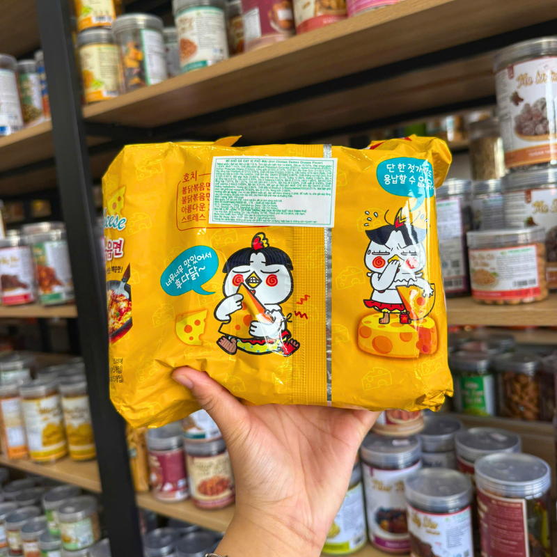 Mì Samyang Gà Vàng - Mì Phô Mai Hàn Quốc Samyang 5 Gói