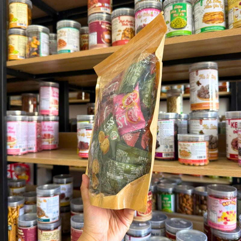 Bánh Lss - Bánh Quy Bơ Sữa Nhân Kem Thơm Ngon Túi Zip