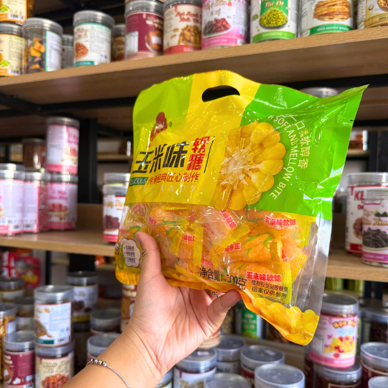 Kẹo Bắp Đài Loan - Kẹo Ngô Thơm Ngon 500g