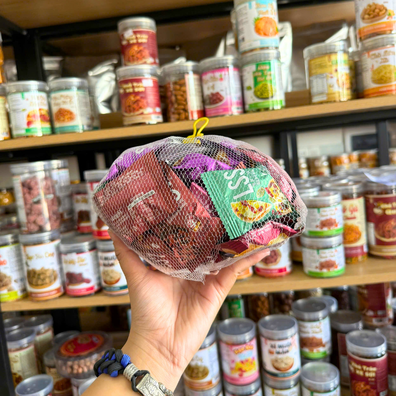 Bánh Lss - Bánh Quy Bơ Sữa Nhân Kem Thơm Ngon Túi Lưới 500g