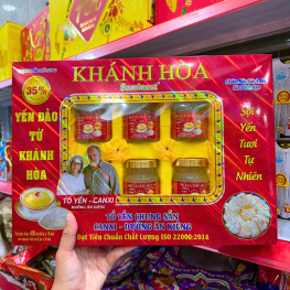 Tổ Yến Chưng Đường Ăn Kiêng Khánh Hòa Saminest 35% Set 6 Hủ - 8936220140085