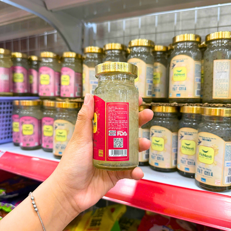 Sỉ nước Yến Chưng Đường Phèn FitNest 150ml