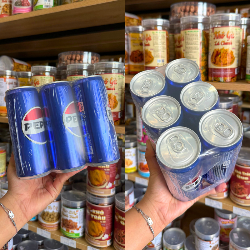 Giá sỉ set 6 Lon Nước Ngọt Pepsi (390ml/Lon)