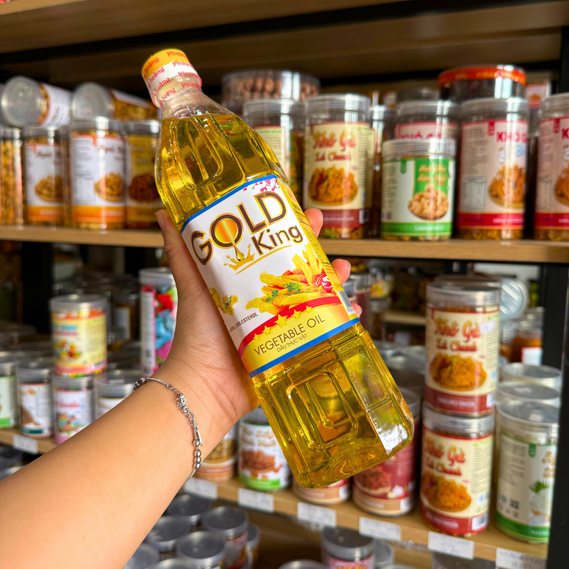 Kho sỉ dầu Ăn Thực Vật Gold King Phượng Hoàng 900ml