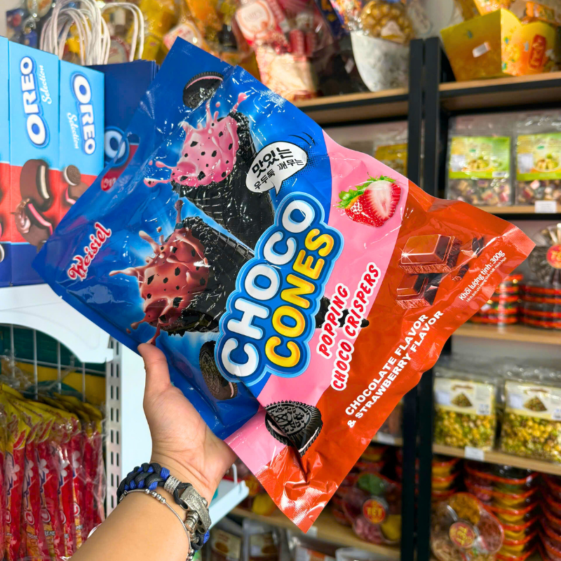 Bánh Kem Ốc Quế WEISIEL (Hương Choco-Dâu) 300g