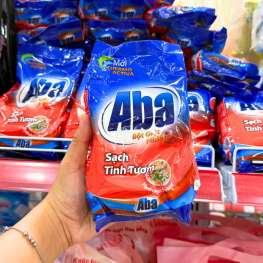 Bột Giặt Nhiệt Aba Sạch Tinh Tươm Túi 380g - BGNABA380G