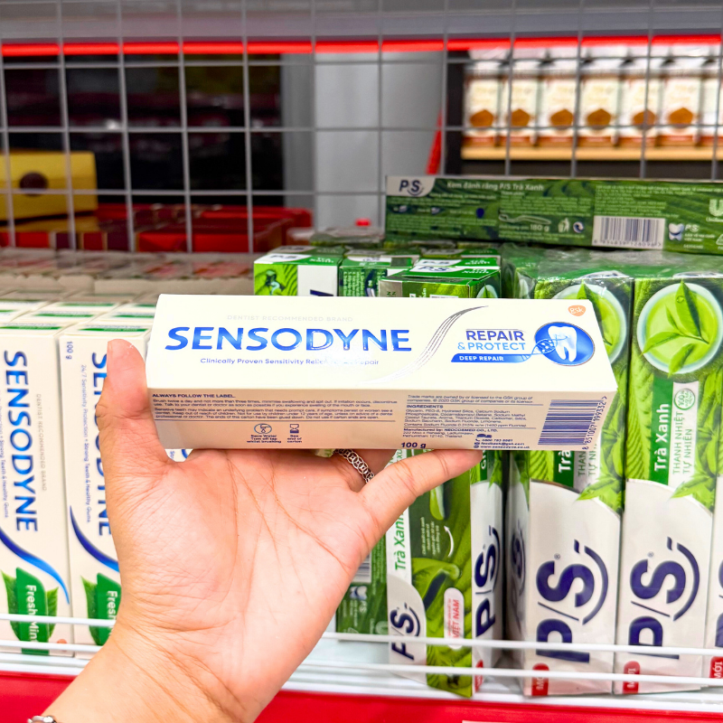Kem Đánh Răng Sensodyne Fresh Mint Giảm Ê Buốt Tuýp 100g