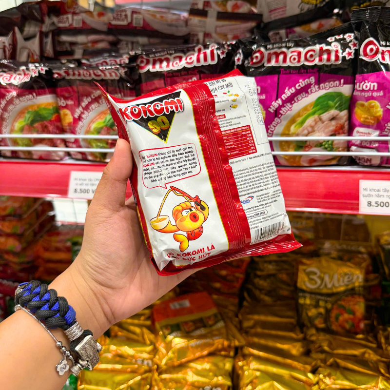 Mì Gói KOKOMI 90 Vị Tôm Chua Cay 90g