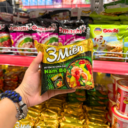 Mì Gói 3 MIỀN GOLD Nam Bộ Tôm Sú Chua Cay 75g - MG3MGNB
