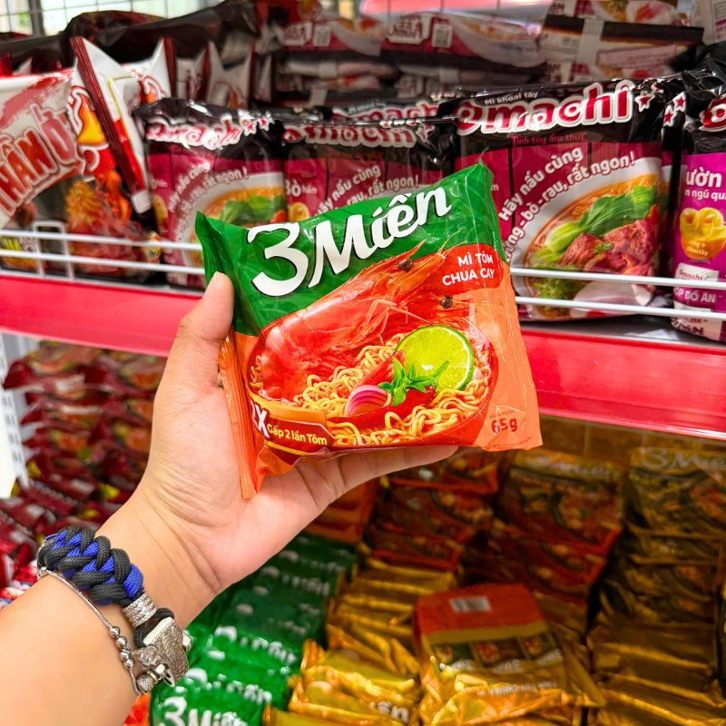 Mì Gói 3 MIỀN Tôm Chua Cay 65g