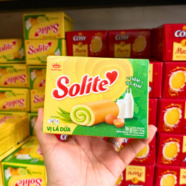 Bánh Solite Cuộn Kem Vị Lá Dứa 36g - BSCKVLD36G