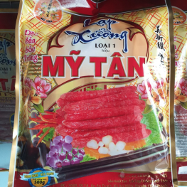 Lạp Xưởng Mỹ Tân Loại 1 Bịch Trắng 300g - LXMTBT300G