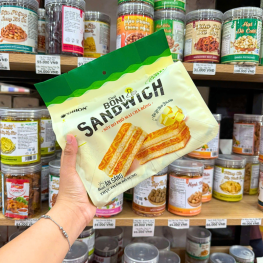 Bánh ORION BON! Sandwich Vị Sốt Bơ Phô Mai Chà Bông 147g - BOBSVBPMCB