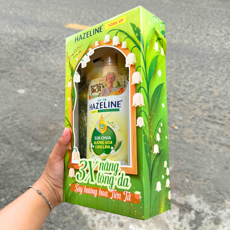 Kho sỉ sữa Tắm Hazeline Nâng Tông Da 3X Sữa Chua Hương Hoa Linh Lan 667ml