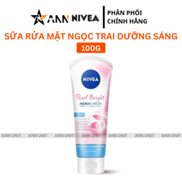 Sữa Rửa Mặt Nivea Tinh Chất Ngọc Trai Hỗ Trợ Làm Sáng Da 5 In 1 Màu Xanh 100g - 4005900747891